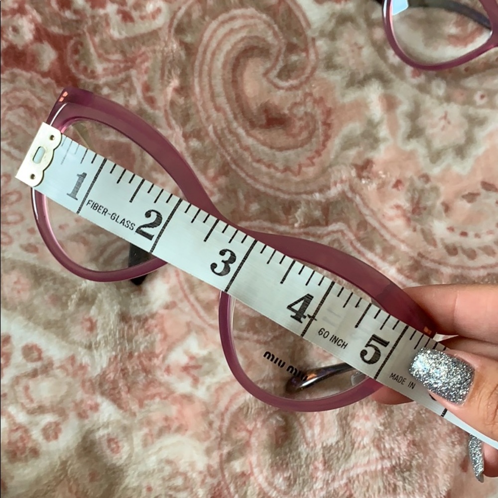 Miu Miu pink prescription frames - Picture 7 of 9